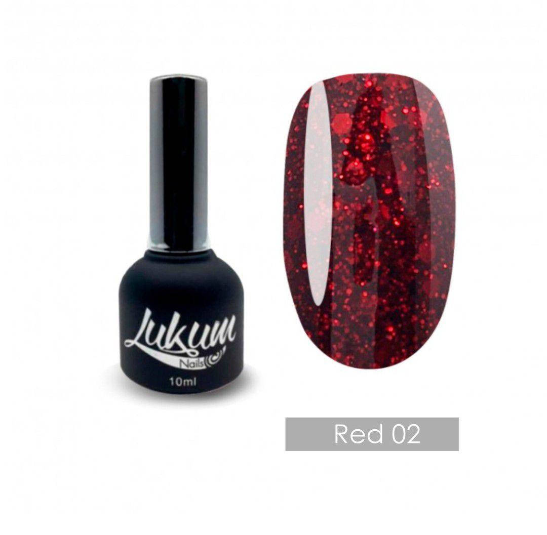 

Гель-лак Lukum Red №02, 10 мл
