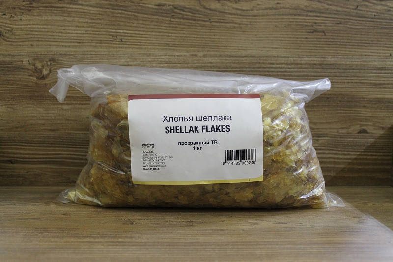 

Хлопья шеллака, Shellac Flakes 100 грамм (на развес) Прозрачный