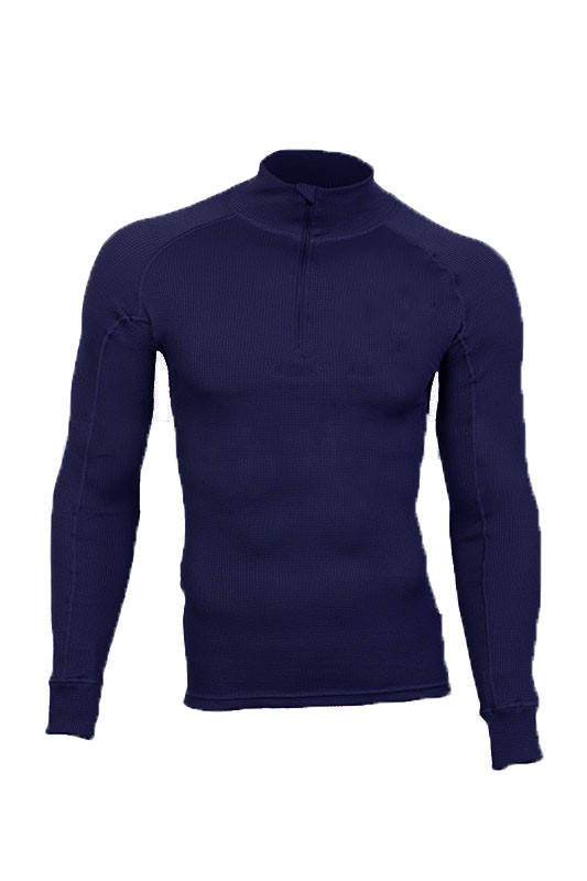 

Потоотводящая термокофта Thermowave Navy Blue (ворот на молнии). ВС Голландии, оригинал.