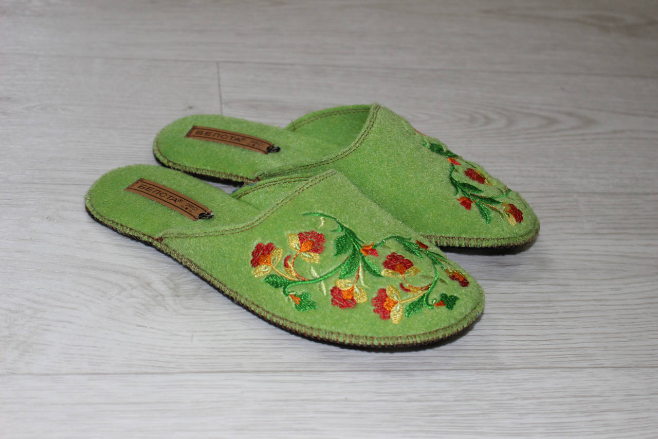 

Женские войлочные (паркетные) тапочки Белста р-р 37, 41, Зелёный