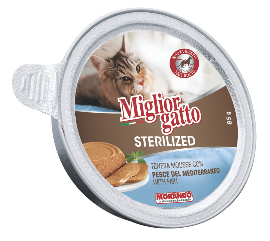 

Мус для стерилізованих котів з кроликом Miglior Gatto STERILIZED