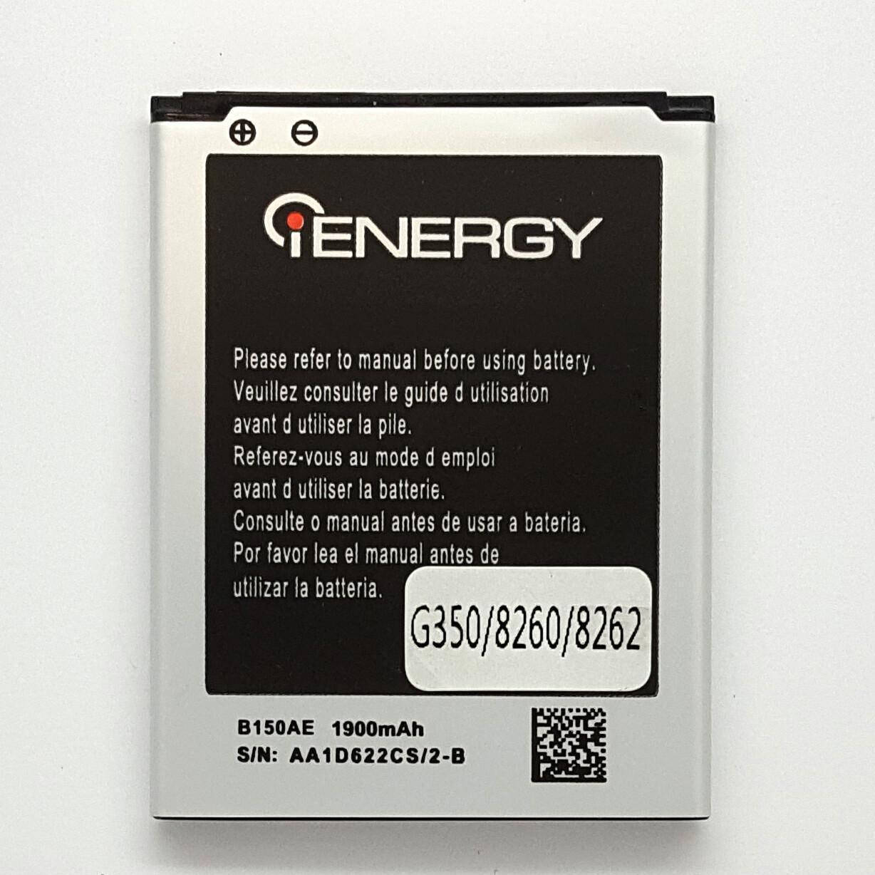 

Батарея SAMSUNG i8262 Galaxy Core, B150AE (1900 mAh) (аккумулятор на САМСУНГ i8262)