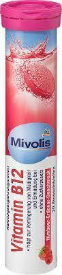

Шипучие таблетки - витамины Mivolis Vitamin B12, 20 шт.
