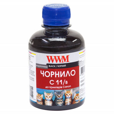 

Чернила WWM для Canon CLI-521B,CLI-426B 200г Black Водорастворимые (C11/B)
