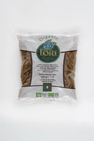 

Макароны Bio Lori Puglia Organic Перья цельнозерновые №1419 500г