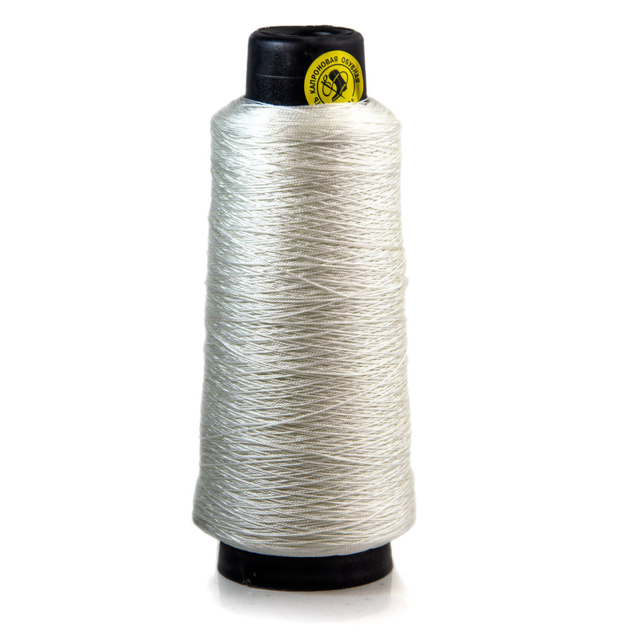 

Нить капроновая обувная №280 tex 450г 0.8мм 1300м., Белый