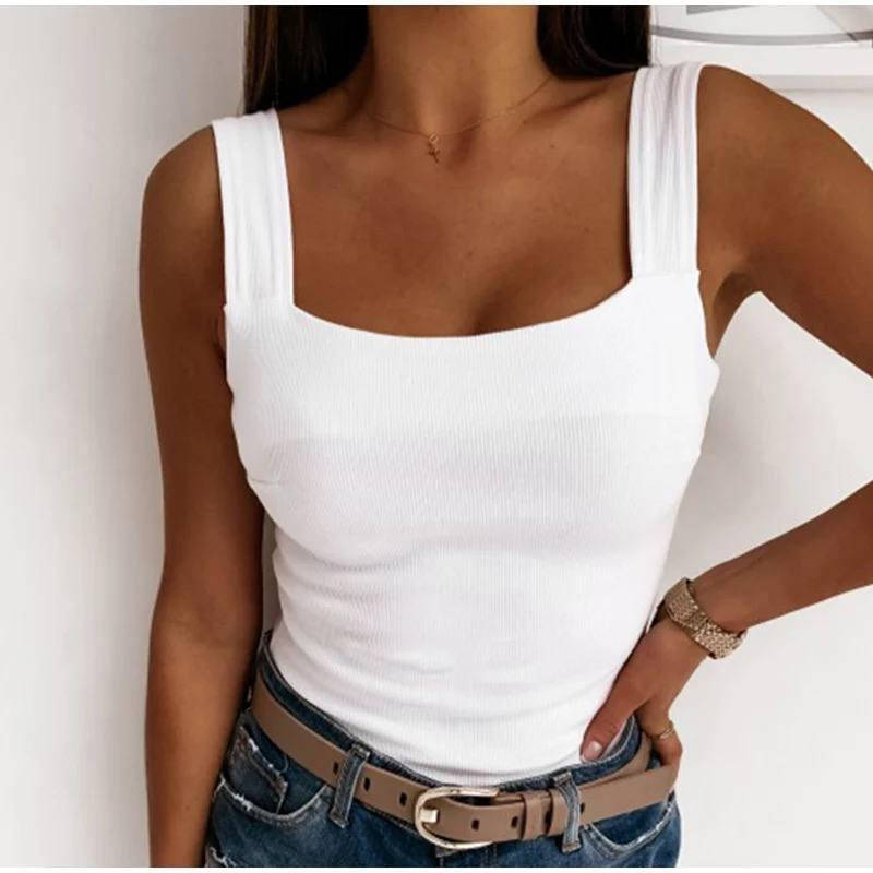 

Женская Майка лето рубчик