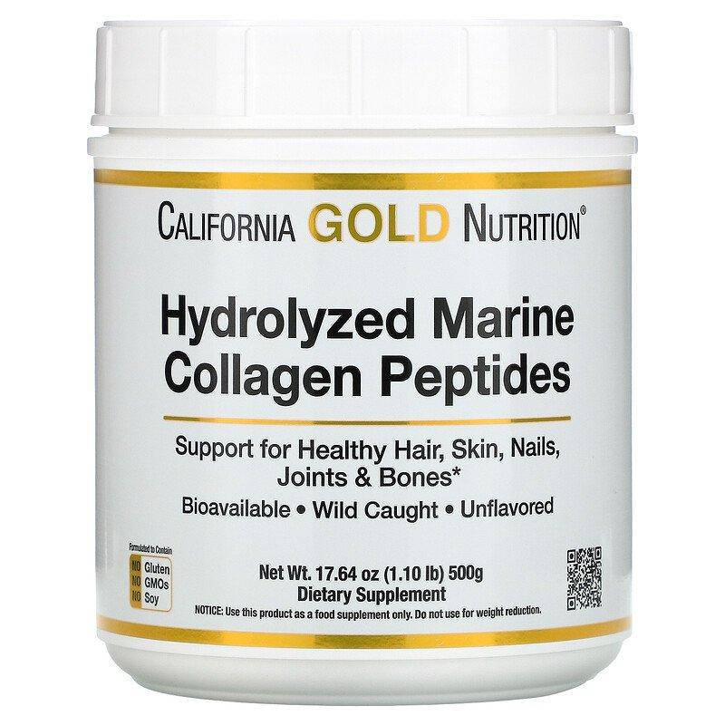 

California Gold Nutrition Hydrolyzed Marine Collagen Peptides 500 гр