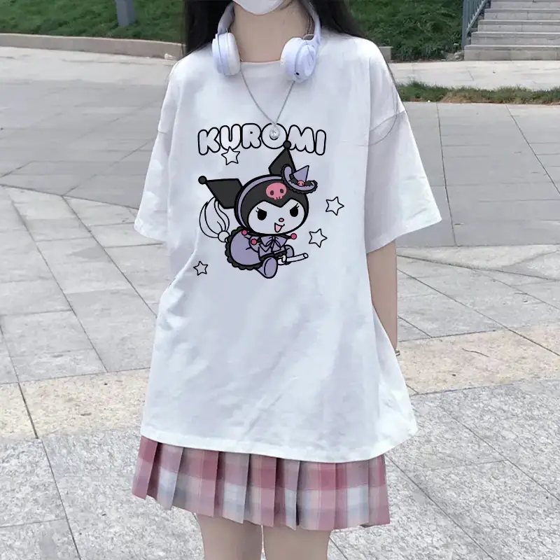 

Футболка аниме «Куроми. Hello Kitty» Футболка с аниме