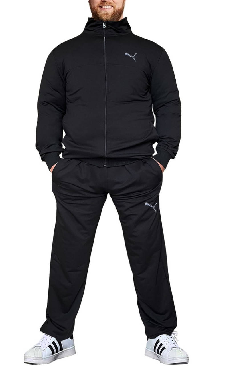 

Спортивный мужской костюм, Больших размеров, черный, размер 54-60 60
