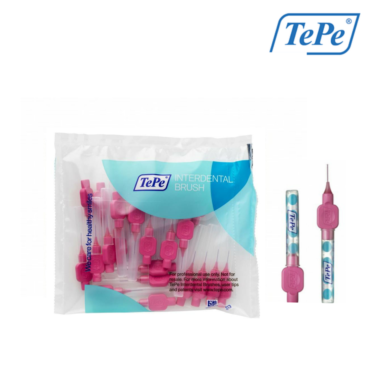 

Межзубная щетка TePe Original, розовая (0,40 мм), 25 шт.