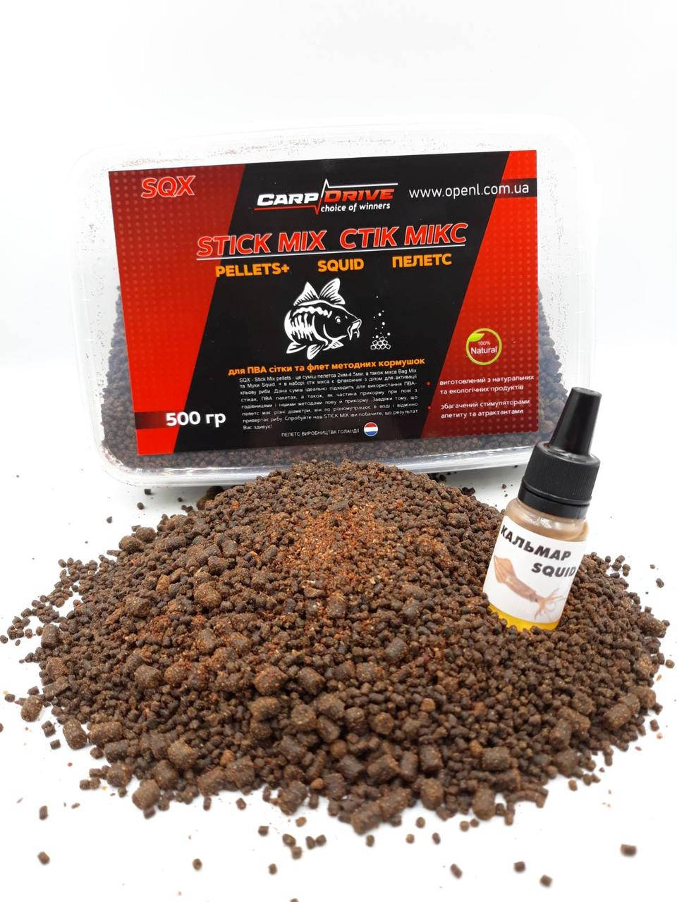 

Стик микс Кальмар (Stick Mix Squid) 500г SQX