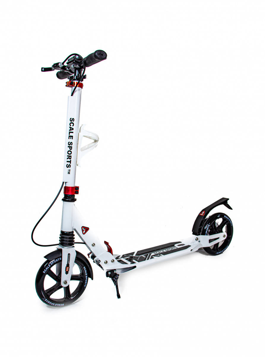 

Двухколесный самокат Scale Sports Elite Plus SS-04 c дисковым тормозом Белый