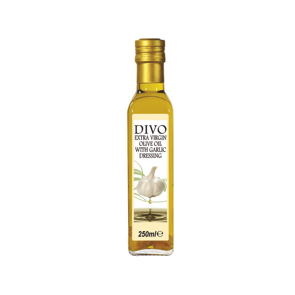 

Олія оливкова Divo Extra Vergine з часником, 250 ml