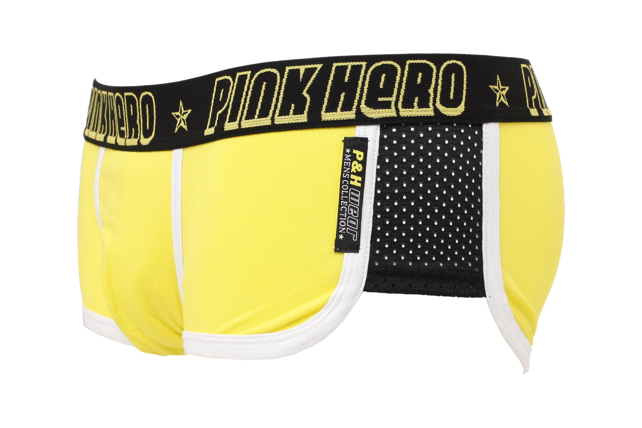 

Мужские трусы Pink hero (брифы хипстеры) L, Желтый
