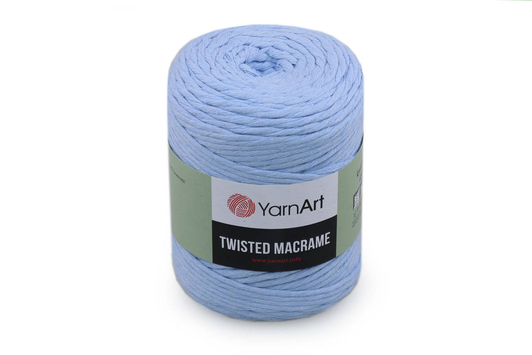 

YarnArt Twisted macrame, Небо №760, Голубой
