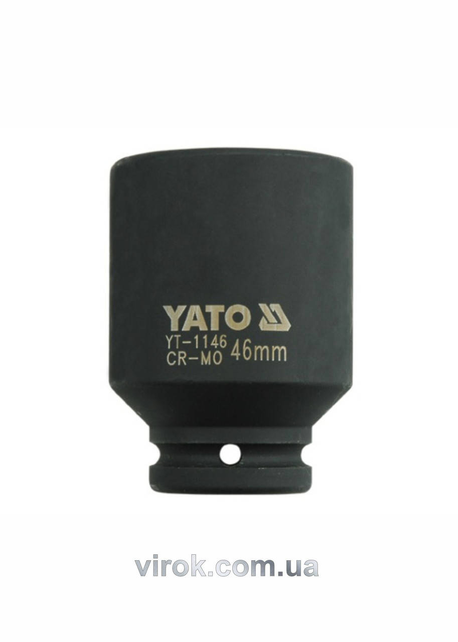 

Головка торцевая ударная шестигранная YATO 3/4" М46 х 90 мм YT-1146