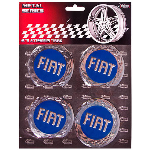 

Наклейки на ковпаки "FIAT" сині, діам. 90 мм (4 шт.), Синий
