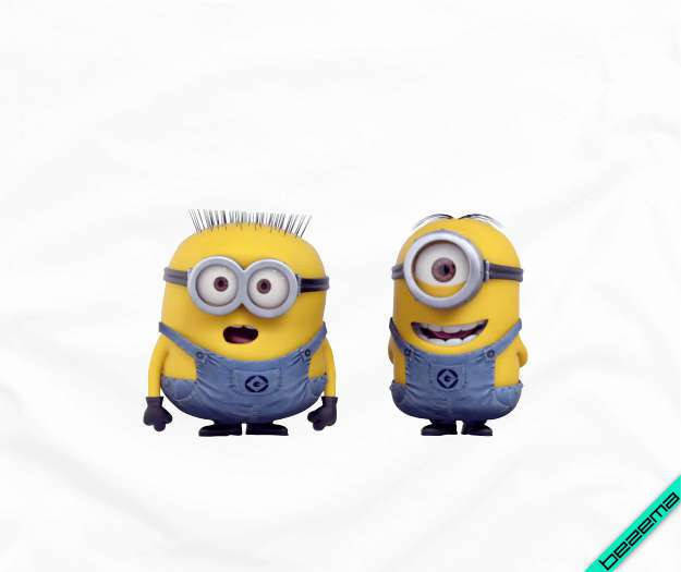 

Рисунки на воротники Два миньона [Свой размер и материалы в ассортименте] Мелкий, 7