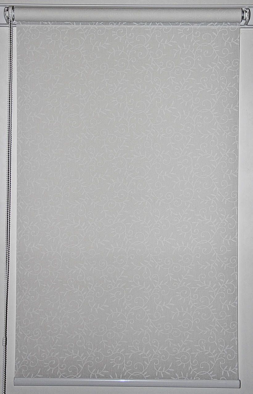

Рулонная штора 550*1500 Lace (Лэйс), Белый