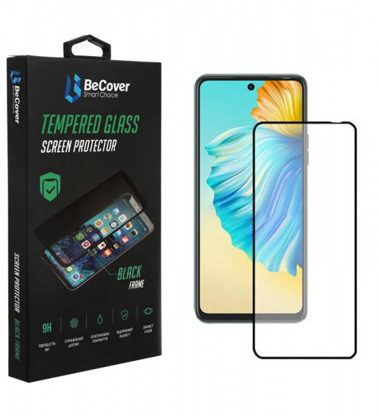 

Защитное стекло BeCover для Tecno Camon 17P Black (706668) (код 1283466)