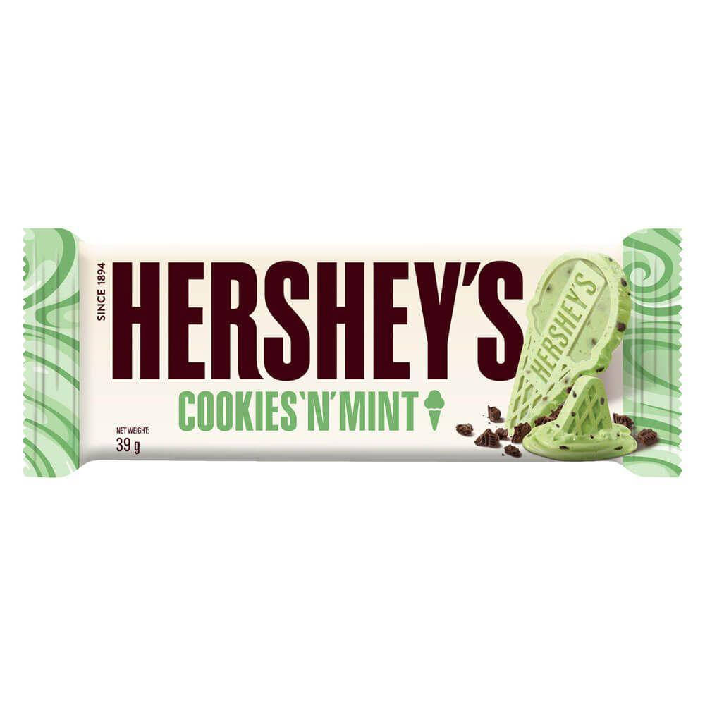

Шоколад Hershey’s Cookies ‘N’ Mint Bar 39g