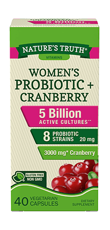 

Nature's Truth Пробиотик для женщин Women's Probiotic plus Cranberry 40 caps