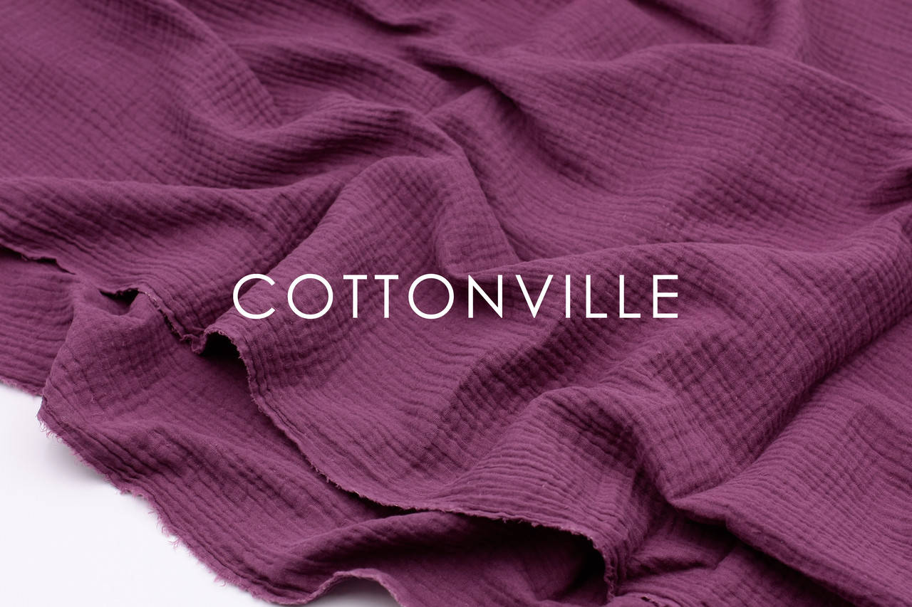 

Муслин жатка Ежевичный 135 см, Фиолетовый