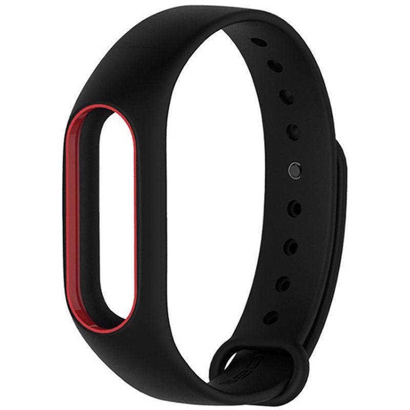 

Ремешок Xiaomi Mi Band 2 MiJobs силиконовый с рамкой Черный / Красный [1088]