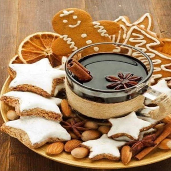 

Алмазная вышивка. Картина на подрамнике "Новогодние вкусняшки", 30х30см