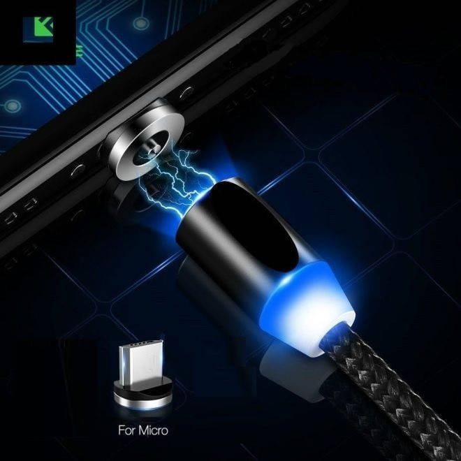 

Кабель магнитный Micro-USB 360 круглый