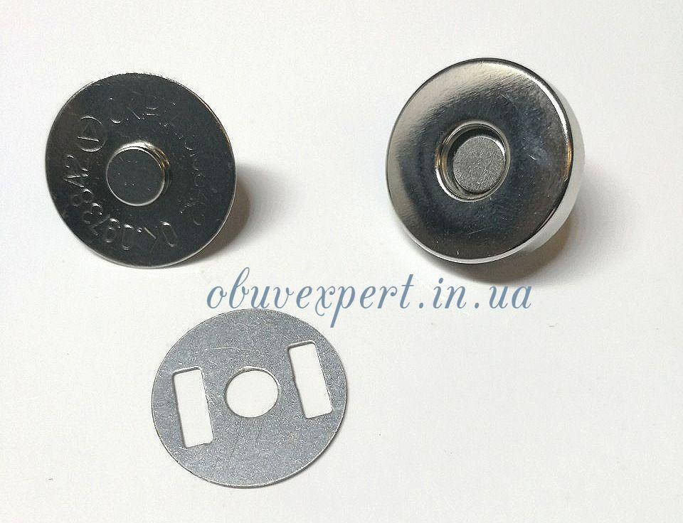 

Кнопка магнитная наружная 16 мм Никель
