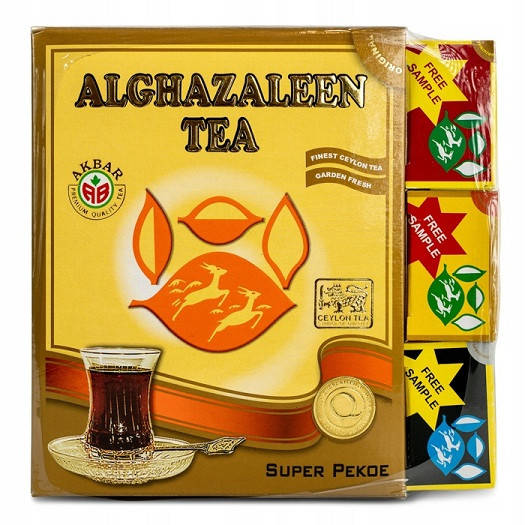 

Чай листовой черный Alghazaleen super Pekoe 450g+3x25g