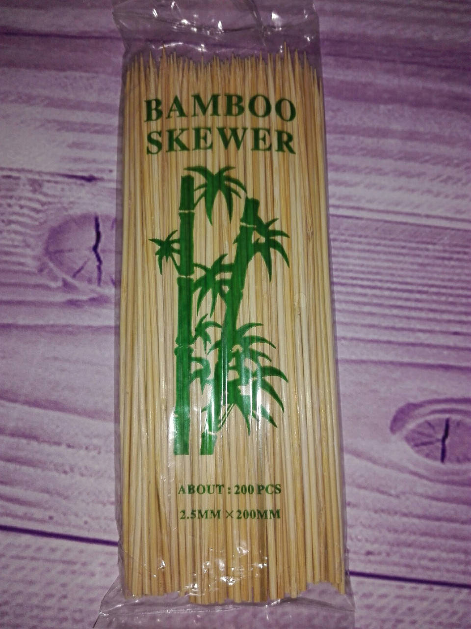 

Палочки бамбуковые, шпажки, 20 см - 200 штук