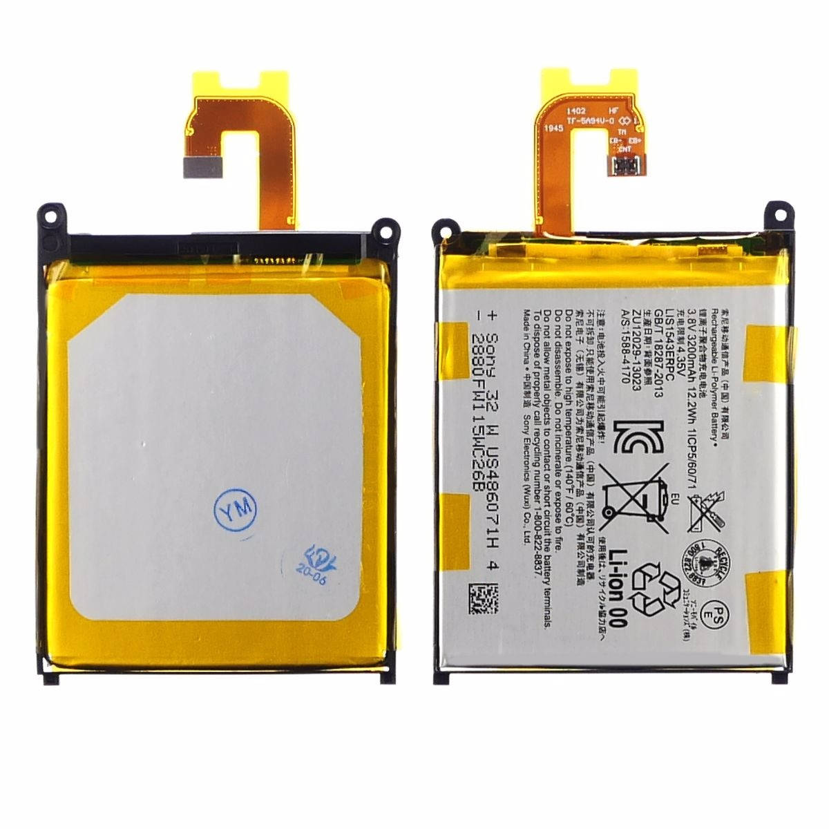 

Аккумулятор для Sony Xperia Z2 D6503/ LIS1543ERPC оригинал TW