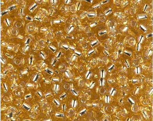 

Японський бісер Miyuki Круглий 8/0 0003 Crystal Silver Gold