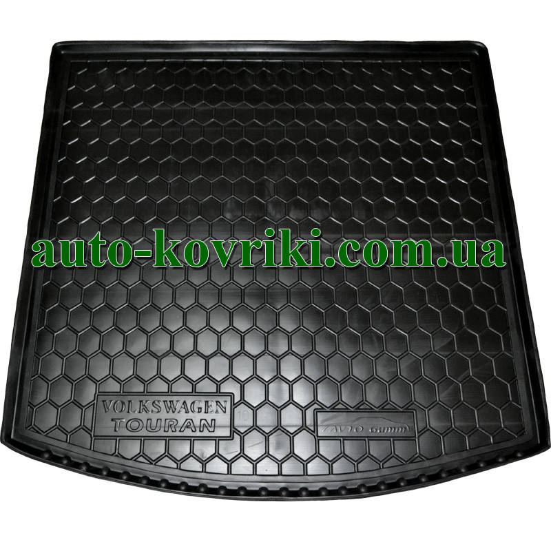 

Коврик багажника резиновый Volkswagen Touran I 2003-2015 (Avto-Gumm), Черный