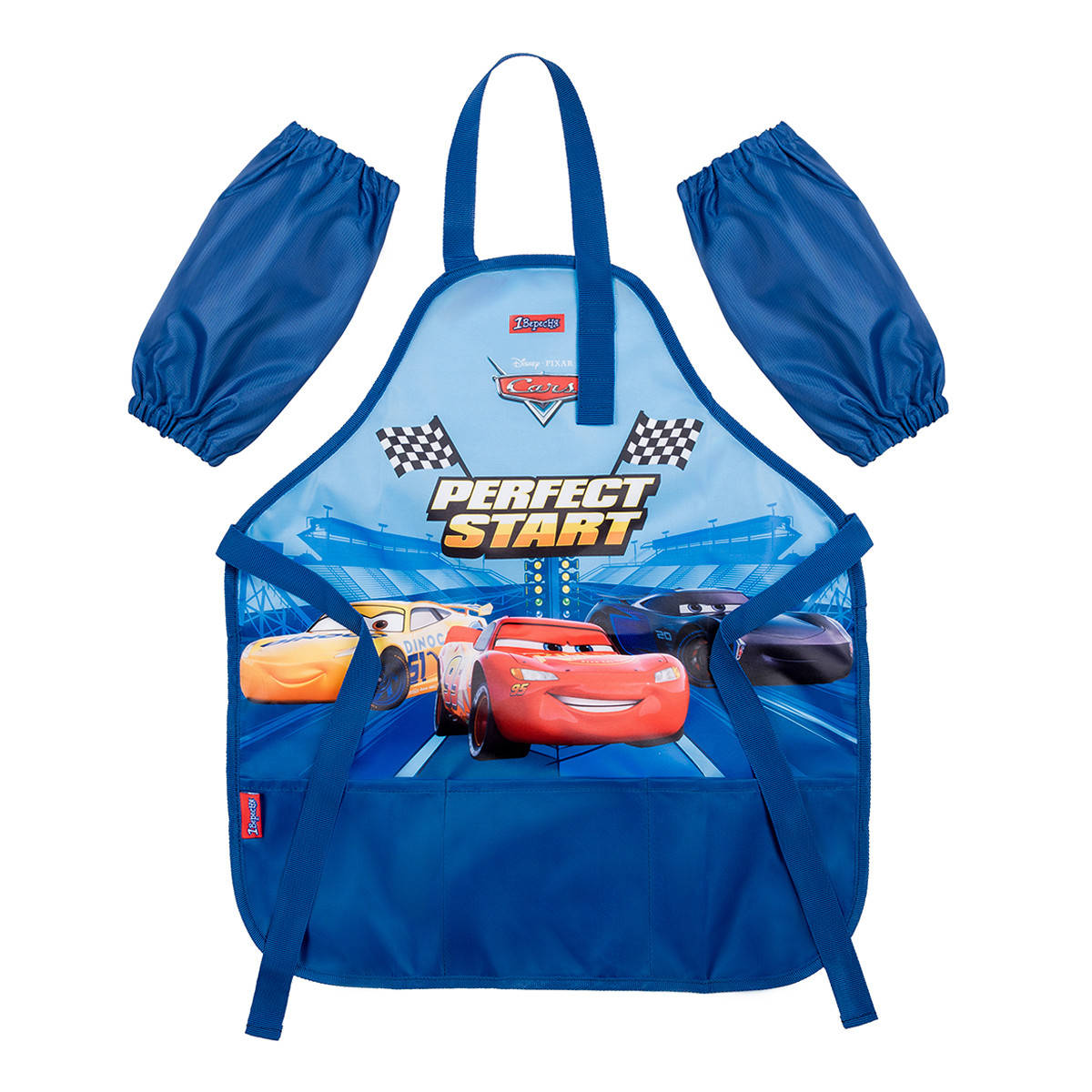 

Фартук для творчества 1Вересня "Cars" с нарукавниками код: 310851