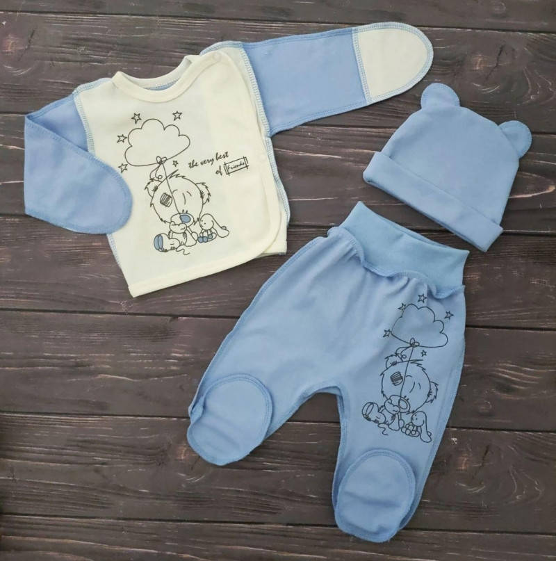 

Комплект для новорожденных 3 предмета