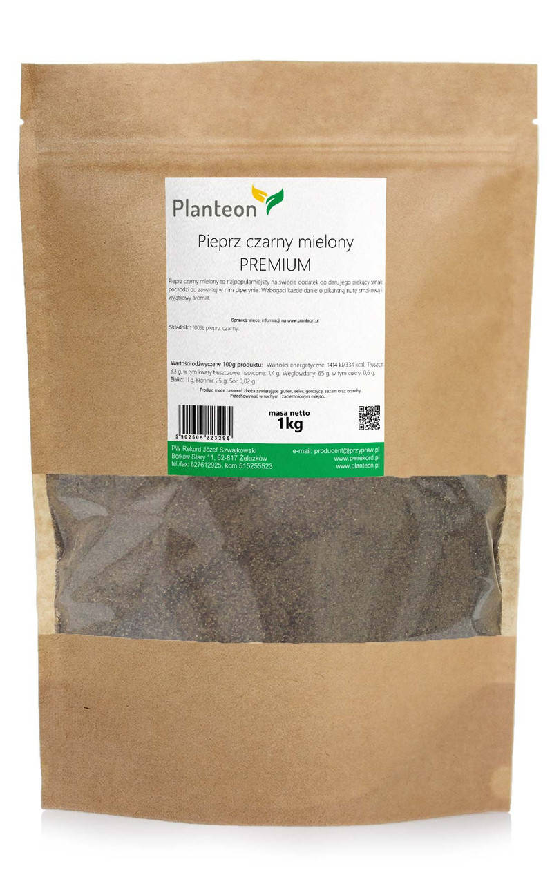 

Перец черный молотый PREMIUM, чёрный молотый перец 1 кг, PL