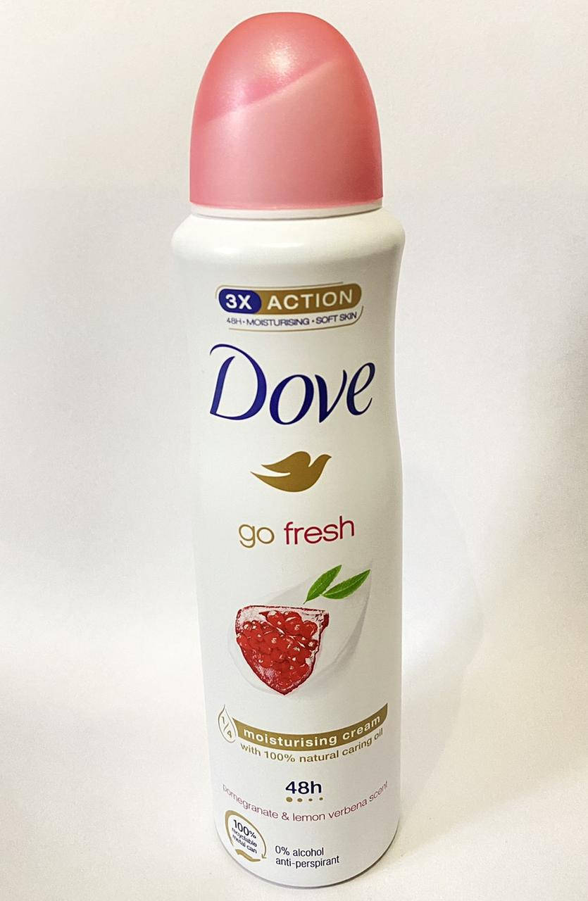 

Dove go fresh Pomergranate & Lemon гранат лимон спрей антиперспірант 150мл