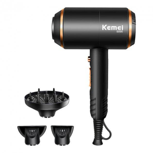 

Профессиональный фен для волос с диффузором Kemei KM-8896