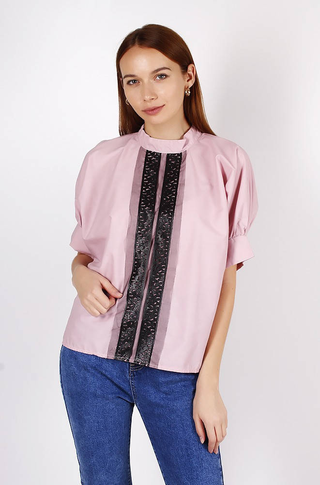 

Блузка женская розовая 119644M, Розовый