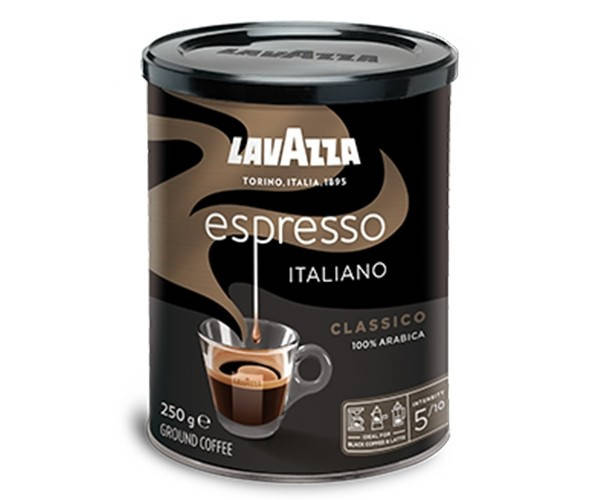 

Молотый кофе Lavazza Espresso 250 грамм в жестяной банке