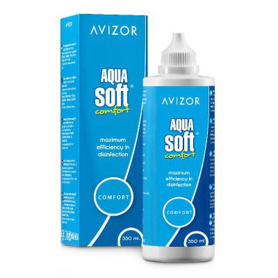 

Раствор для линз Avizor Aqua Soft Comfort 350 ml