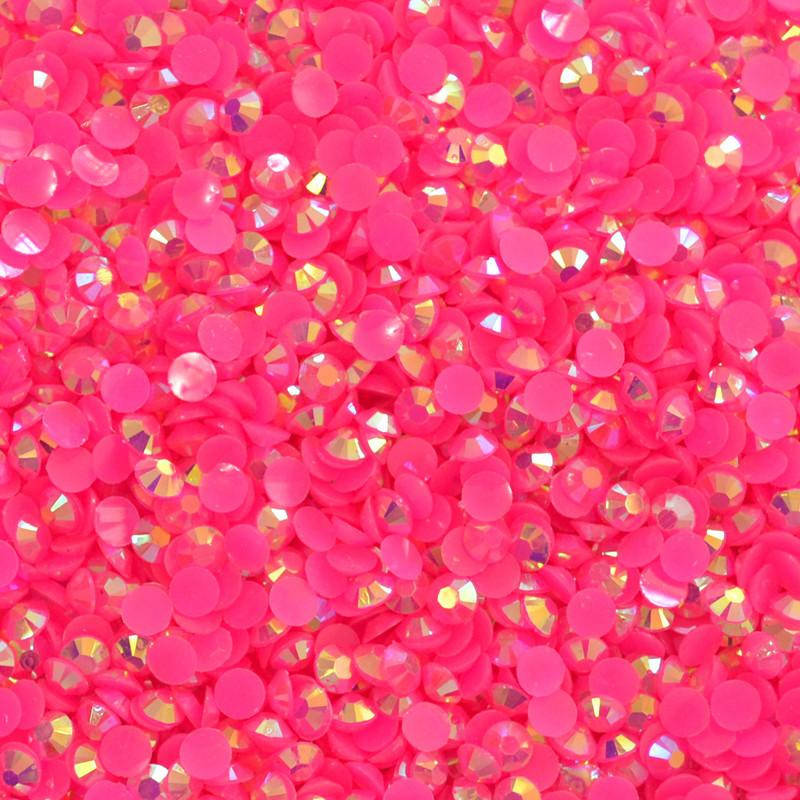 

Стразы Rose Neon AB ss16(4мм),упаковка 100шт
