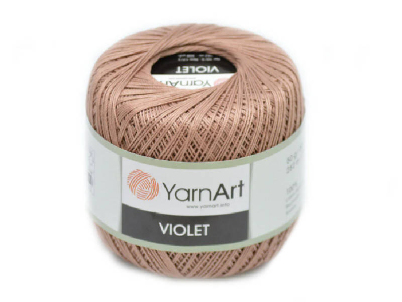 

YarnArt Violet, №0015 гляссе, Коричневый
