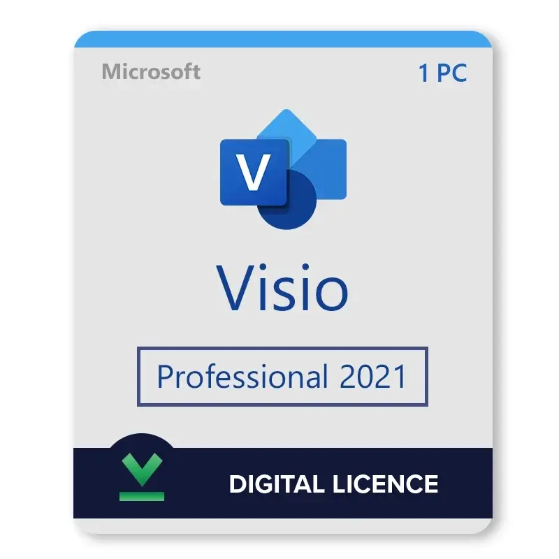 

Лицензионный ключ Microsoft Visio Pro 2021 (32/64 bit)
