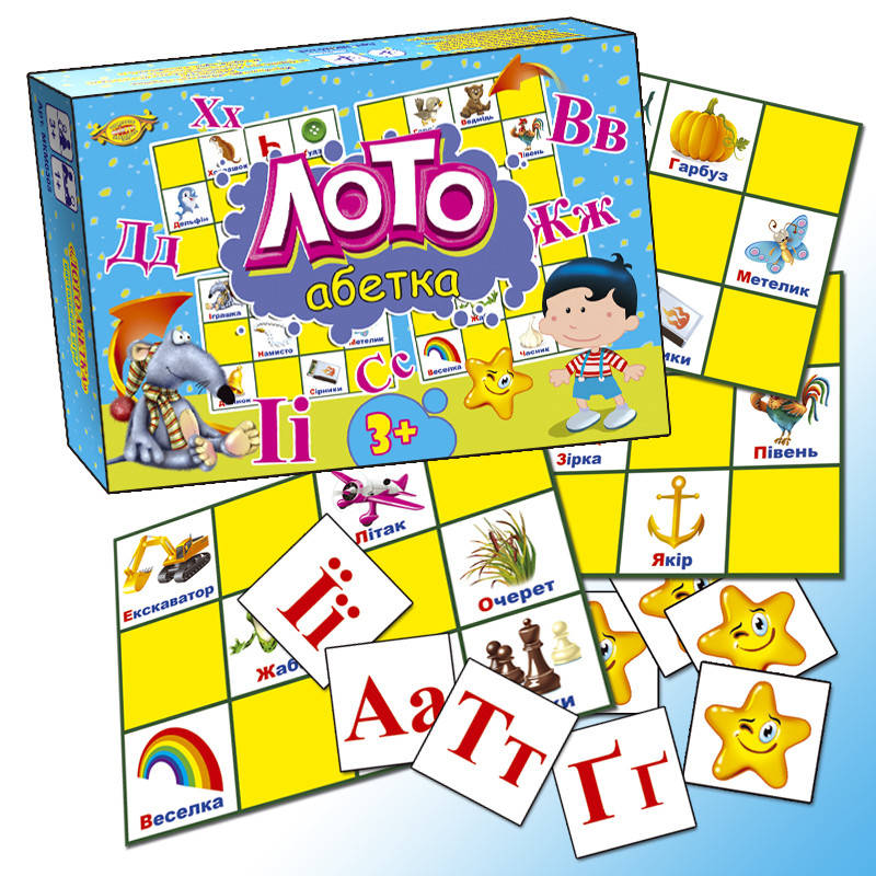 

Игра Мастер Лото Абетка. Учим украинский алфавит (МКМ0305)