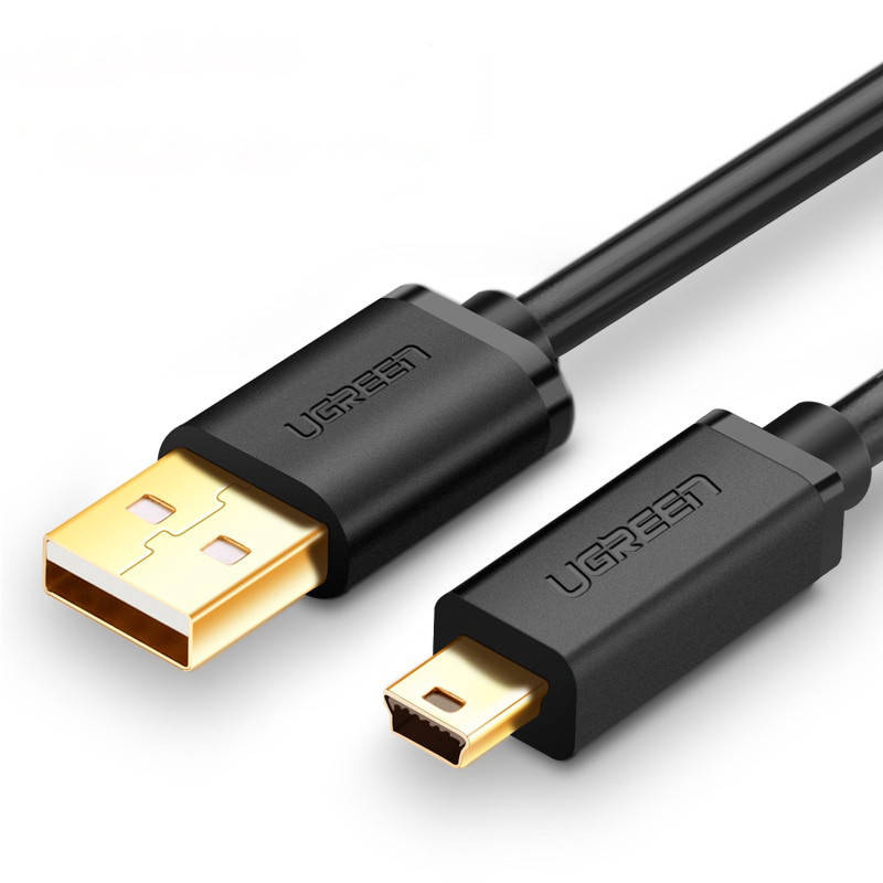 

Кабель Mini USB Ugreen US132 для зарядки и передачи данных (Черный, 1м)